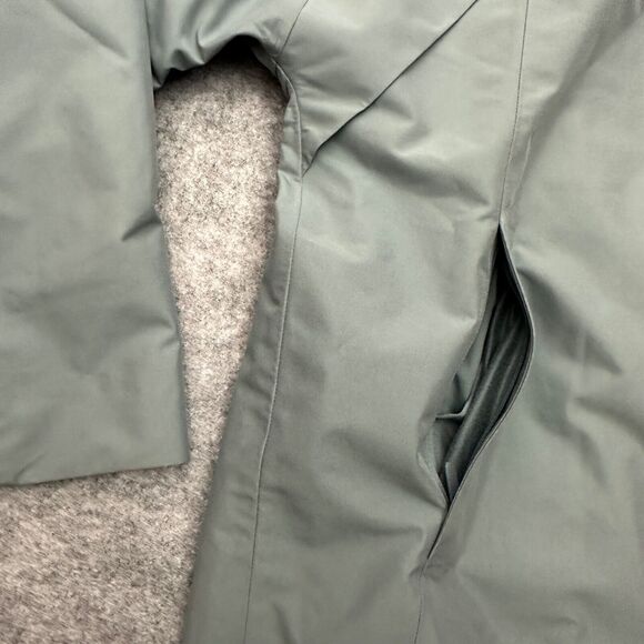 Lululemon Mid-Length Waterproof Rain Coat Jacket BGIB Belgian Blue Gray Size L - Picture 3 of 16